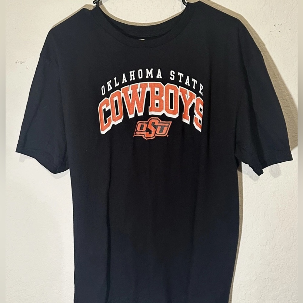 Fanatics Men’s Large Black Oklahoma State Cowboys T-Shirt OSU New